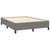Bed Frame without Mattress Dark Gray 59.8"x79.9" Queen Fabric A949-347108