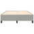 Box Spring Bed Frame Light Gray Queen Fabric (US Only) A949-3120903