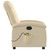 Massage Recliner Chair Cream Fabric A949-371748