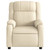 Electric Massage Recliner Chair Cream Fabric A949-3206219
