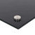 Kitchen Backsplash Black 35.4"x15.7" Tempered Glass A949-249487