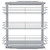 3-Tier Pull-out Kitchen Wire Basket Silver 18.5"x13.8"x22 A949-50970