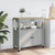 Kitchen Trolley MONZA 33.1"x15.7"x34.8" Solid Wood Pine A949-376107