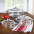 6-Piece Round Glass Casserole Cookware Bakeware Set with Lids Q280-LRGCS519815