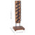 Wine Rack for 6 Bottles 13.8"x13.8"x39.4" Solid Teak Wood A949-288809