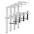 Bar Clamps for Woodworking, 4-Pack, 12" Opening, 4.72 in Throat Depth, 1200 lbs Load Limit, Sturdy E415-FJDDX4JT12INIIZTV001V0