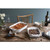 2 Piece Ceramic Stoneware Bakeware Casserole Dish Set in White Q280-WCRDBS49582736