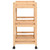 Kitchen Trolley with Wheels Natural 18.11 x 14.96 x 29.92 in A949-42028297