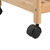 Kitchen Trolley with Wheels Natural 18.11 x 14.96 x 29.92 in A949-42028297