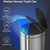 Motion Sensor Stainless Steel 13 gallon Trash Can with Ozone Button Q280-SOMS9712