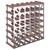  Wine Rack for 42 Bottles Brown Solid Wood Pine A949-340893
