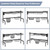 2 Tier Black Steel Adjustable Over the Sink Dish Drying Rack Q280-COBL2948
