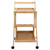  | Kitchen Trolley with Wheels | Folding Manual Light Brown Bamboo A949-42028291