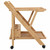  | Kitchen Trolley with Wheels | Folding Manual Light Brown Bamboo A949-42028291