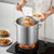 Stainless Steel Stock Pot, 21-Quart Stainless Steel Stockpot with Glass Lid, PFOA-Free, PFAS-Free,  E415-JTTG20QTBXGLYH2OH001V0