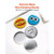 Button Maker Supplies 50 Sets 2.95 in / 75 mm Magnet Button Parts, with Magnetic and Bottle Opener  E415-XZJHCHCYX75MRKC97001V0