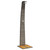  Outdoor Shower Gray 21.7"x23.6"x88.2" Poly Rattan and Acacia Wood A949-368210