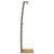  Outdoor Shower Gray 21.7"x23.6"x88.2" Poly Rattan and Acacia Wood A949-368210