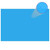 Rectangular Pool Cover 118 x 79 inch PE Blue A949-90676