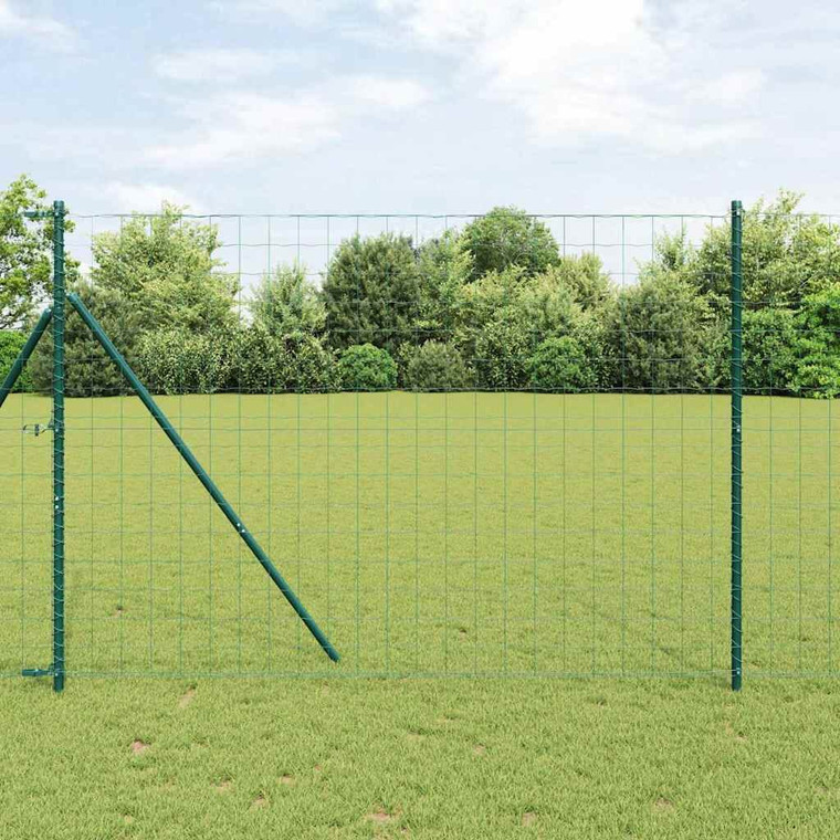  Euro Fence 5.25 x 32.81 ft PVC-coated iron Green A949-42004369