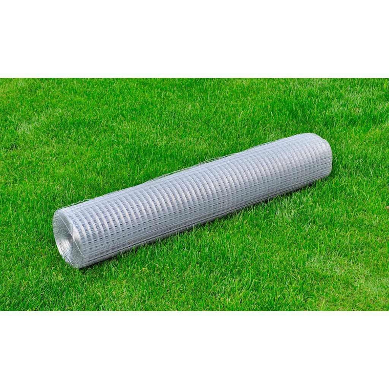  Chicken Wire Fence Galvanized Steel 82'x3.3'Silver A949-140432