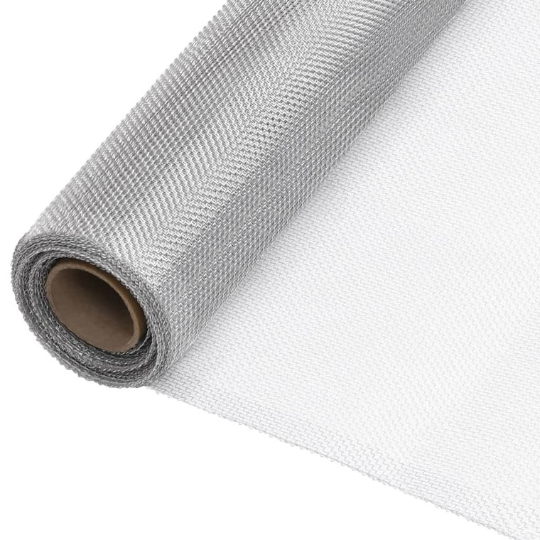  Mesh Screen Aluminium 31.5x196.9" Silver A949-150848