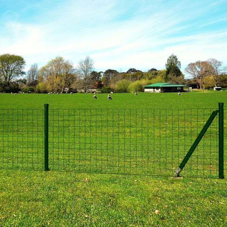  Euro Fence Steel 82ftx3.9ft Green A949-140562