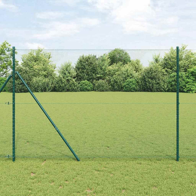 Hexagon Fence 5.25 x 164.04 ft PVC Green A949-42005437