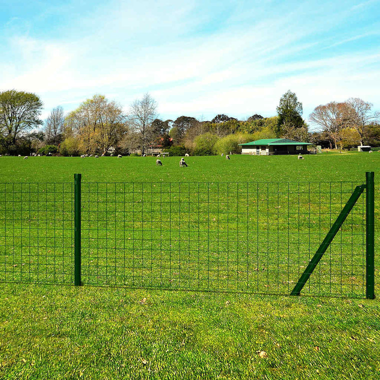  Euro Fence Steel 82ftx3.3ft Green A949-140569