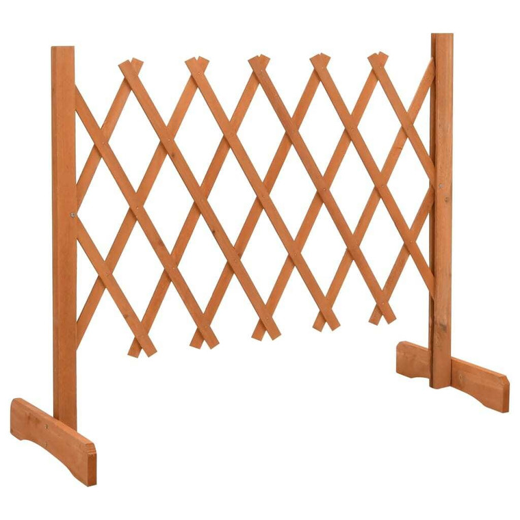  Garden Trellis Fence Orange 47.2"x23.6" Solid Firwood A949-314822