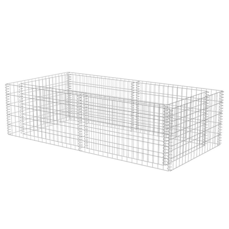  Gabion Planter Galvanized Steel 70.9"x35.4"x19.7 A949-141624