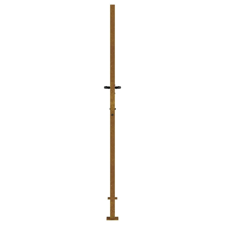 Garden Gate 39.4x68.9" Corten Steel Grass Design A949-153230