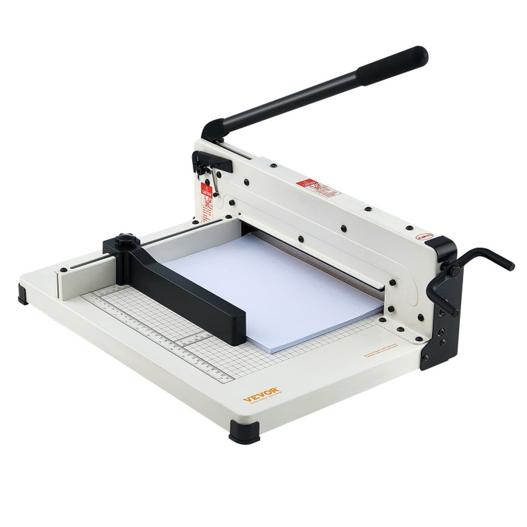 Heavy Duty Paper Cutter, 12" Industrial Commercial Guillotine Paper Cutter for A4 Paper, 400 Sheet  E415-DXSDDTTSQZJH25AJWV0