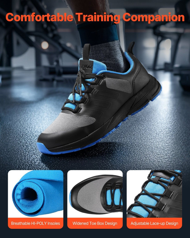 Cross Training Shoes, M Width Sneakers US Size 12, Wide Toe Box Shoes with Arch Support & Adjustabl E415-ZHXLXMB12MHSIK79OV0