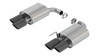 Borla 18-22 Ford Mustang GT 5.0L 2.5in S-Type Exhaust w/o Valves (Rear Section Only) - Black Chrome 11953BC