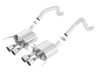 Borla 15 Chevy Corvette C7 ZO6 6.2L w/o AFM NPP S-Type Quad RD RL IC Tips Center Rear Exit Exh 11908