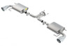 Borla 14-16 Mazda 3 2.0/2.5L AT/MT FWD S-Type Cat-Back Exhaust Single Split Rear Exit 11918