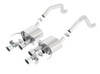 Borla 15 Chevy Corvette C7 ZO6 6.2L w/o AFM w/ NPP ATAK Quad RD RL IC Tips Center Rear Exit Exh 11903