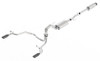 Borla 15-17 Ford F-150 2.7L/ 3.5L EcoBoost/ 5.0L V8 Rear Exit S-Type Catback Exhaust Black Chrome 140615BC