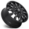 (Clearance - No Returns) 20x8.25 Fuel Off-Road Blitz Gloss Black Milled Dually Front D673 8X170 105MM 125.1 C.B.