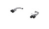 MBRP 18-21 Ford Mustang GT 5.0L T304 SS 2.5i Axle-Back, Dual Rear Exit with Quad CF Tips S72113CF