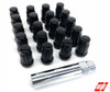 Black Spline Lug Nut Kit + Key