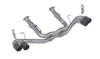 MBRP 20-21 Chevrolet Corvette C8 3in Cat Back Quad Split Rear Exit w/ Carbon Fiber Tips - T304 S70403CF