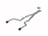 MBRP 17-21 Charger 5.7/6.1/6.4L 3in Dual Rear Exit SS Catback Exhaust w/ Carbon Fiber Tips S71173CF