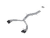 MBRP 18-21 Audi S5 Coupe/S4 Sedan T304 SS 2.5in Cat-Back Quad Rear Exit Exhaust - Carbon Fiber Tips S46073CF