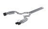 MBRP 18-22 Ford Mustang GT 5L T304 SS 3in Cat-Back Dual Rear w/4in Quad Carbon Fiber Tips (Street) S72053CF