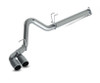 MBRP 2015 Ford F250/350/450 6.7L 4in Filter Back Dual Single Side Exit 5in Tips Alum Exhaust S6288AL
