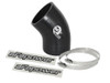 aFe Magnum FORCE CAI Univ. Silicone Coupling Kit (3in. ID / 6in. L / 45-Deg.) Elbow Coupler - Black 59-00055