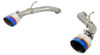 aFe Takeda 2.5in 304 SS Axle-Back Exhaust w/ Blue Flame Tips 16-18 Infiniti Q50 V6-3.0L (tt) 49-36130NM-L