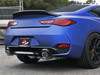 aFe POWER Takeda 2.5in 304 SS Axle-Back Exhaust w/ Carbon Fiber Tips 17+ Infiniti Q60 V6-3.0L (tt) 49-36133NM-C